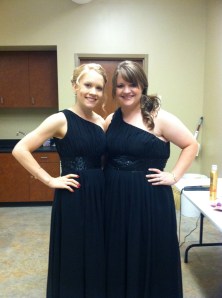 Carley (another friend from high school) and I